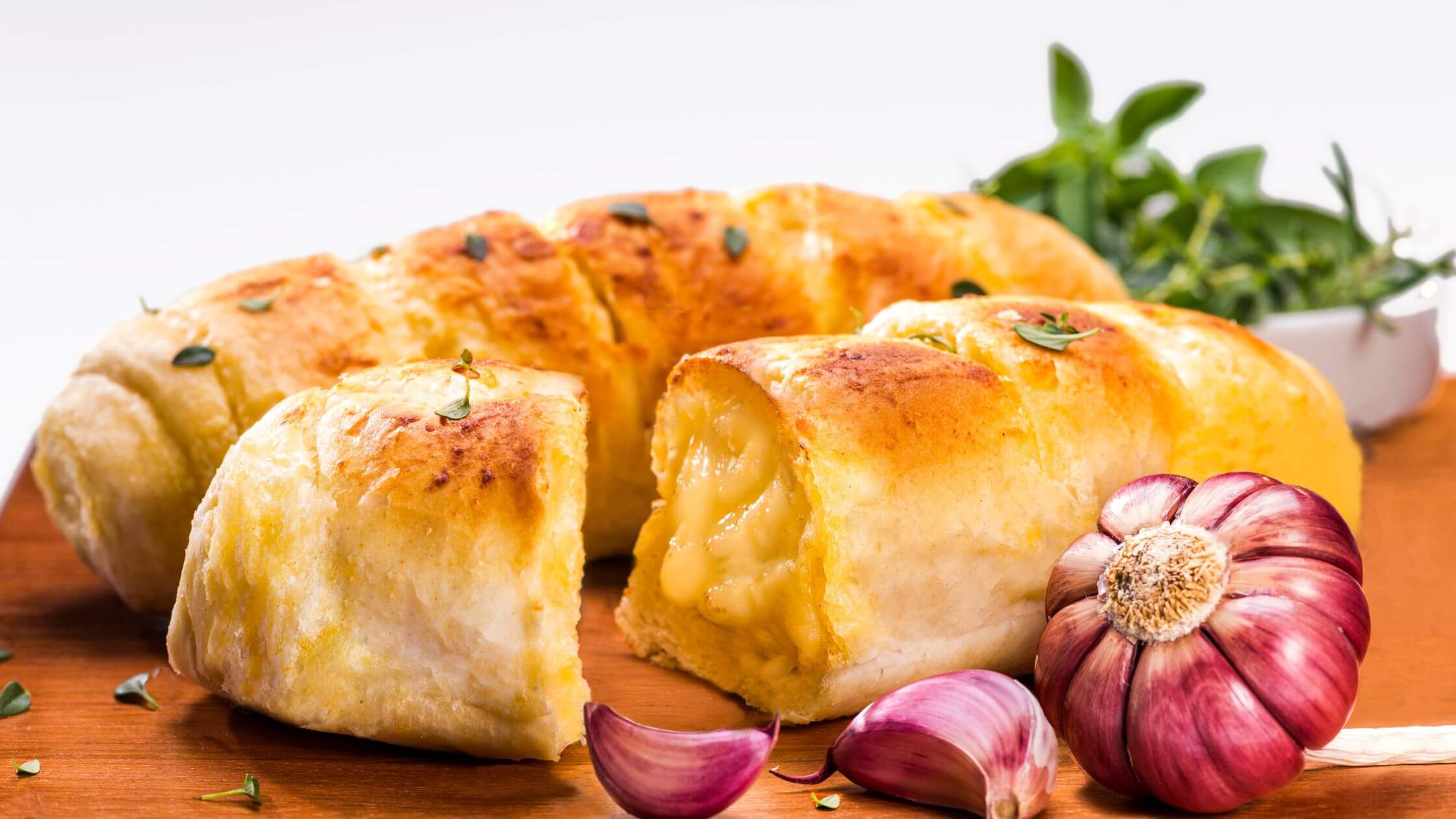 receita de pão de alho